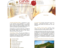 Tablet Screenshot of capvin.co.za